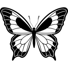 Y2K Butterfly Collage on White – Vector Art