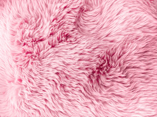 Pink fur texture.