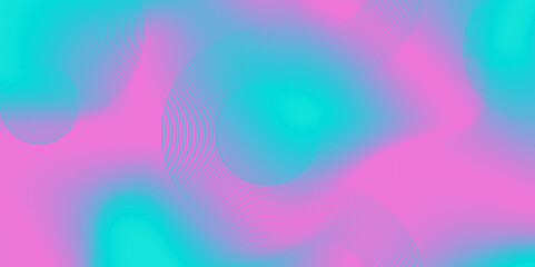 Blue Abstract Blur Background with circle line. Abstract gradient background with blue and purple color.