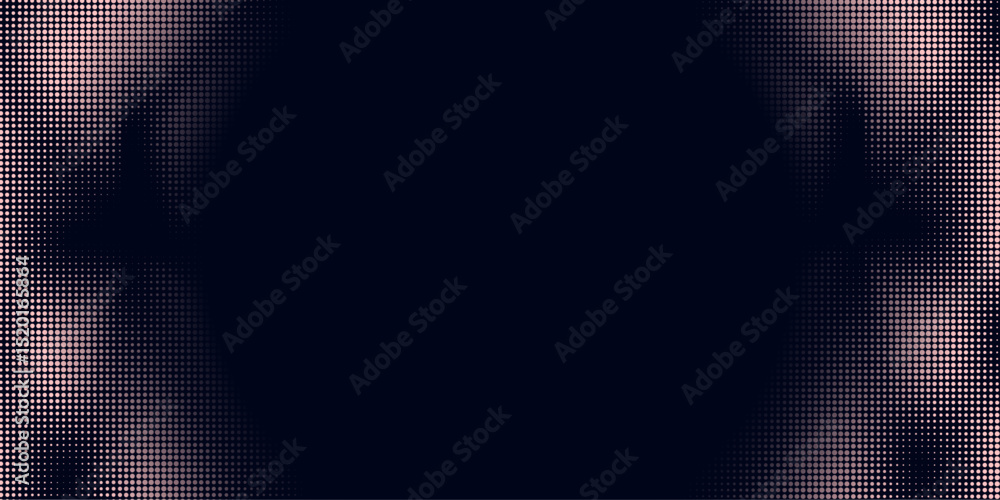Aufkleber abstract halftone dots background in pink color. halftone vector texture.