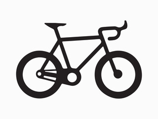 Fototapeta premium Road Bike Pictogram,Bicycle Cycling Silhouette Icon