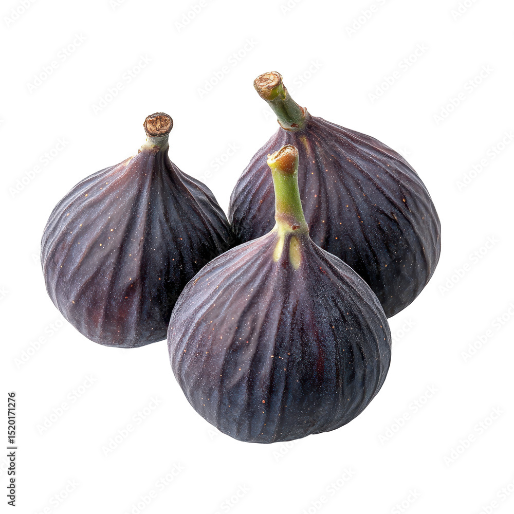 Aufkleber fresh figs displayed on a clean surface showcasing their unique shape and texture