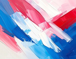 Bold Acrylic Paint Strokes Wallpaper
