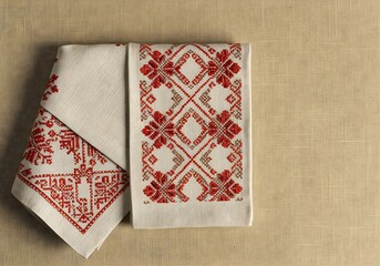 Ukrainian Vyshyvanka-Inspired Napkin Set