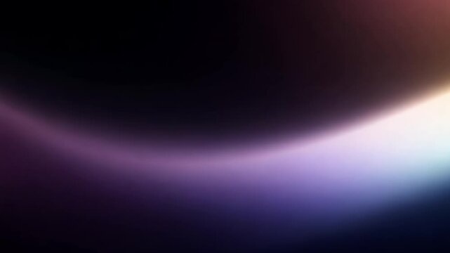 Smooth light gradient waves on black background