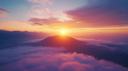 Naklejka premium Majestic Sunrise Over Bromo Volca FD0DD