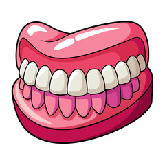 mouth with braces