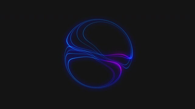 Glowing Futuristic Orb, AI Assistant, AI Companion and AI Agent or agentic AI screen, Technology background, Futuristic Artificial Intelligence prompt or loading screen, pulsing energy orb.