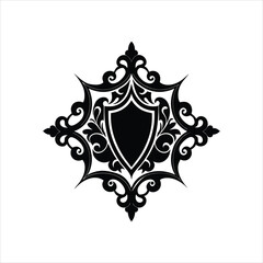 Minimalist Luxury Black Logo Design Vector