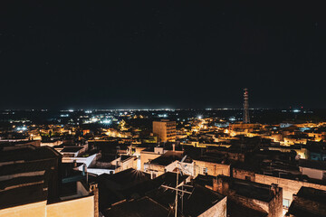 Vista panoramica di Oria. Puglia, Italia