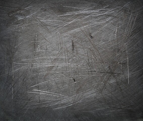 Grey scratched steel background