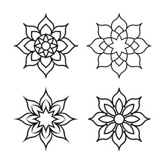 line art mandala bundle