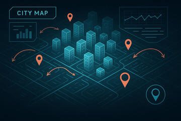 abstract vector background with circles