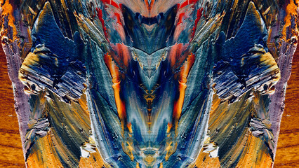 Abstract art background . Hand painting artwork on canvas .