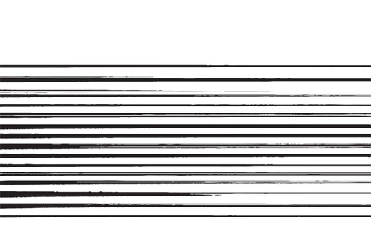Grunge Parallel Line Pattern on White


