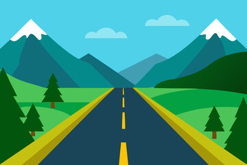 road to the mountains