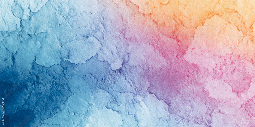 Poster abstract expressionist red, orange, and blue gradient background. abstract gradient background with 