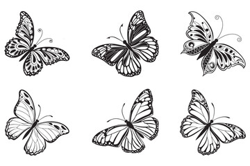 Graceful Wings Tattoo Design Floral Winged Beauty Design