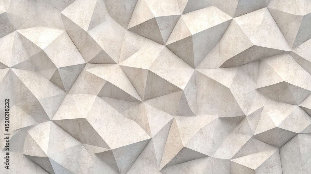 Poster abstract beige low-polygonal background texture.