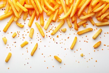 Crispy French Fries - Golden and Tasty Side Dish for Fast Food Lovers