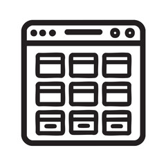 Dynamic grid layout for UI in digital apps