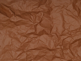Crinkled Brown Paper Texture: A Rustic Background
