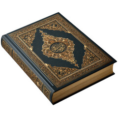 Fototapeta premium Quran book isolated on transparent background