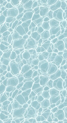 Blue Water Surface Texture, Ripples, Sunlight Reflections, Background, Abstract, Clean, Nature, Ocean, Pool.