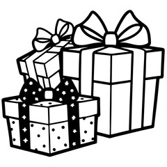 Festive Gift Boxes – Vector on White