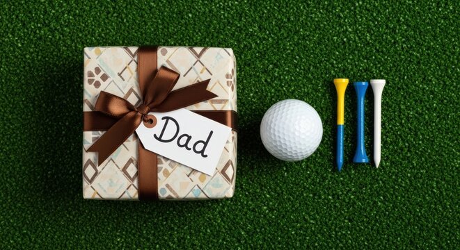 A perfect gift for dad who loves golf, ideal for father's day celebration.