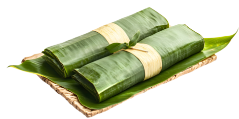 Green banana leaf. fresh whole banana leaf isolated on white background which is mostly used in south india for feast as plates and making snacks items ,isolated mainly for vishu and onam sadhya