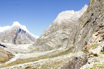 mountain road in the alps