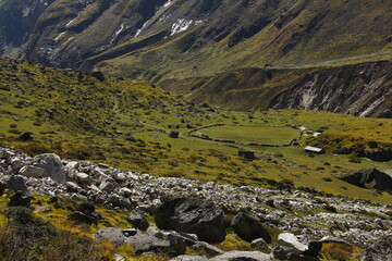 mountain landscape with mountains