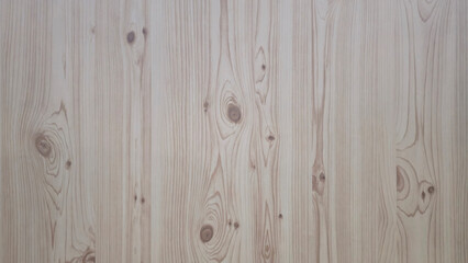 Fototapeta premium Light brown laminate wood texture, close-up cream wood planks, planks, wood grain wall, wood grain background image.