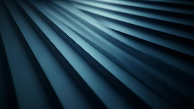 Abstract blue lines with shadows for modern background design