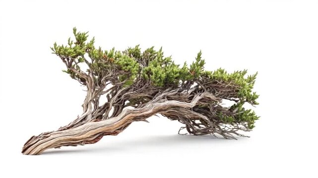 Wind-swept juniper bonsai