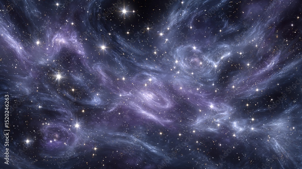 Poster the background features a high-definition star field set in deep space, complete with a starry outer
