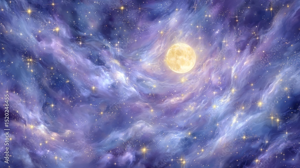 Canvas Prints abstract space background