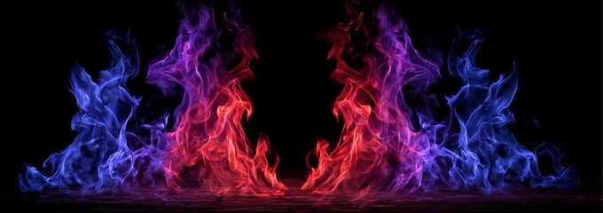fire and smoke