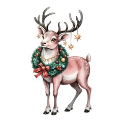 reindeer with red nose