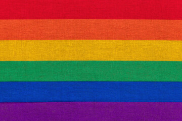 Vibrant rainbow fabric texture symbolizing diversity and inclusion