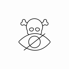 hidden malware icon sign vector