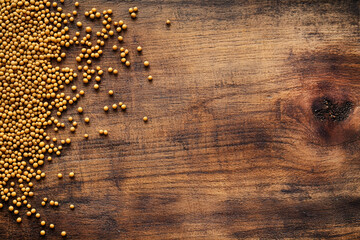 Pile of Mustard Seeds to Illustrate the Parable of Jesus Christ Faith Like a Mustard Seed