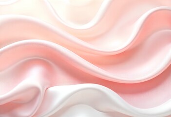 Fototapeta premium Modern Elegance – Glossy Pink & Gold Swirls for Branding & Wallpaper