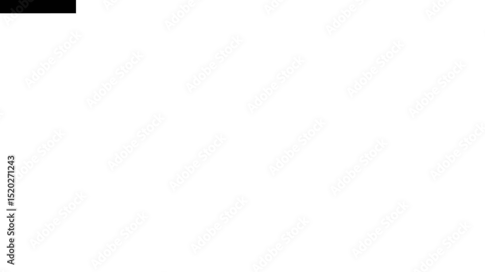 Poster black and white square pattern transition animation