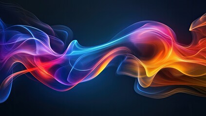 Fototapeta premium Abstract colorful swirling motion