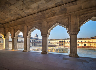 Khas Mahal Agra was also called Aramgah-i-Muqaddar, meaning rest house of the noble.