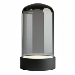 Black Matte 3D Stand with Product Lighting White