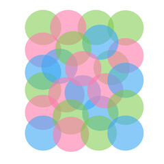 Abstract colourful circles