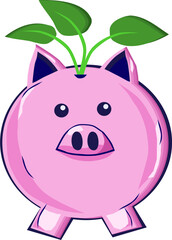 Analiza biznesowa z pieniędzmi i tabletem – wektor